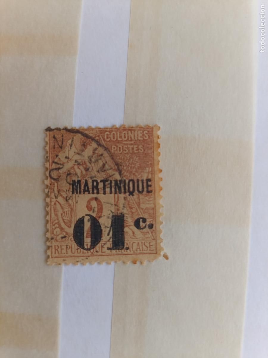 Sellos: FRANCIA Colonias MARTINIQUE
