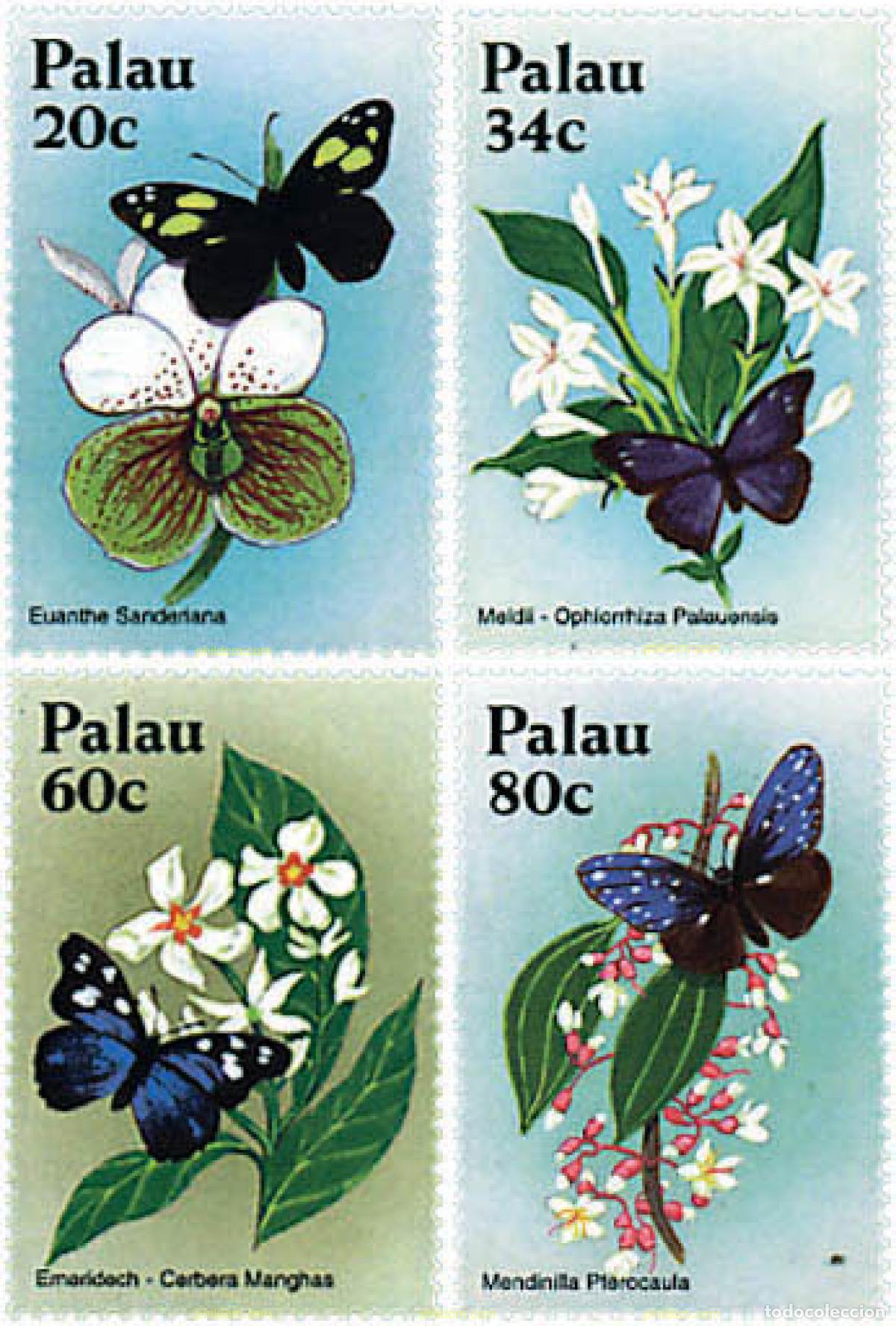 Sellos: 94127 MNH PALAU 2002 FLORES DE PALAU