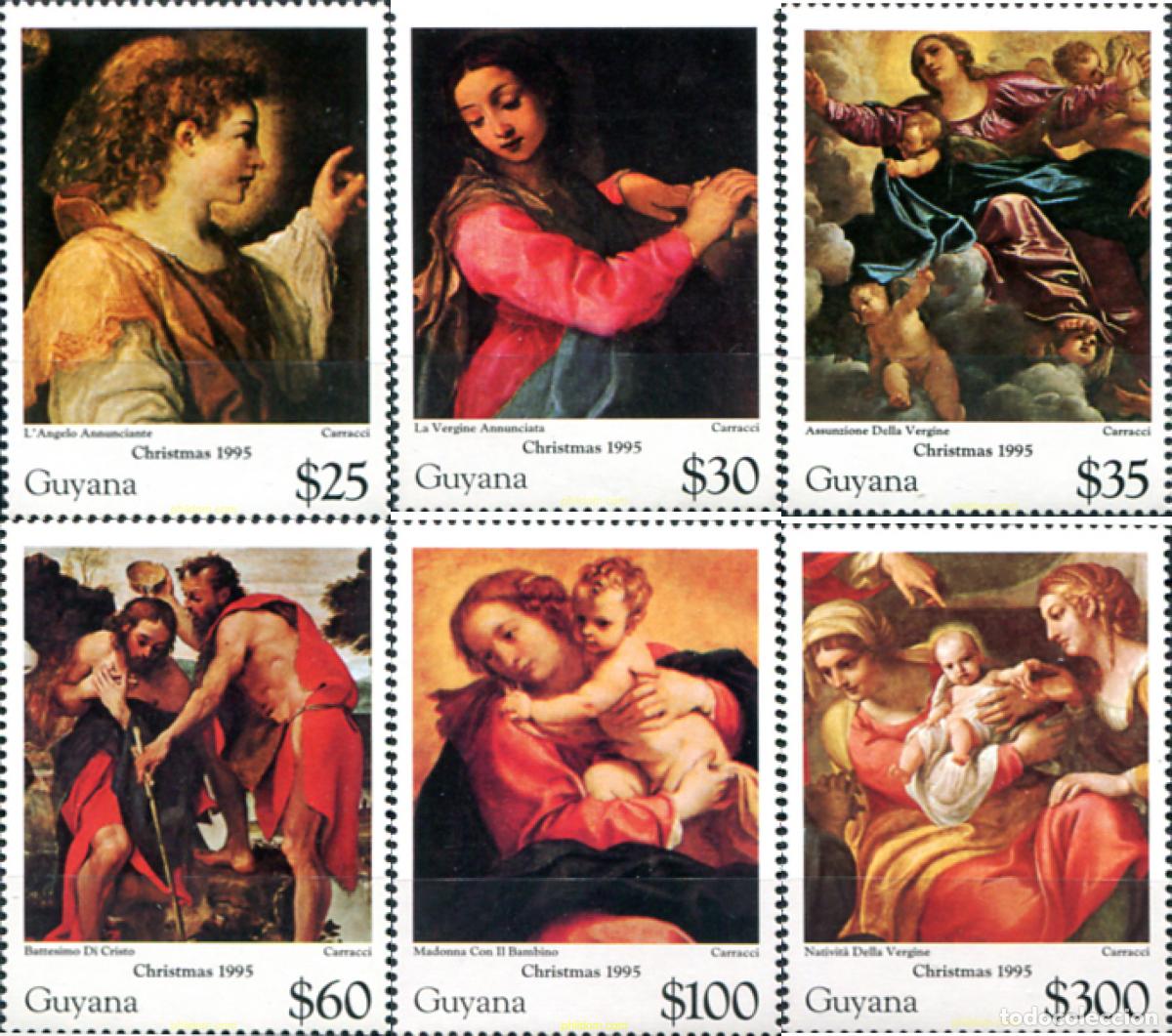 Sellos: 321450 MNH GUYANA 1995 NAVIDAD