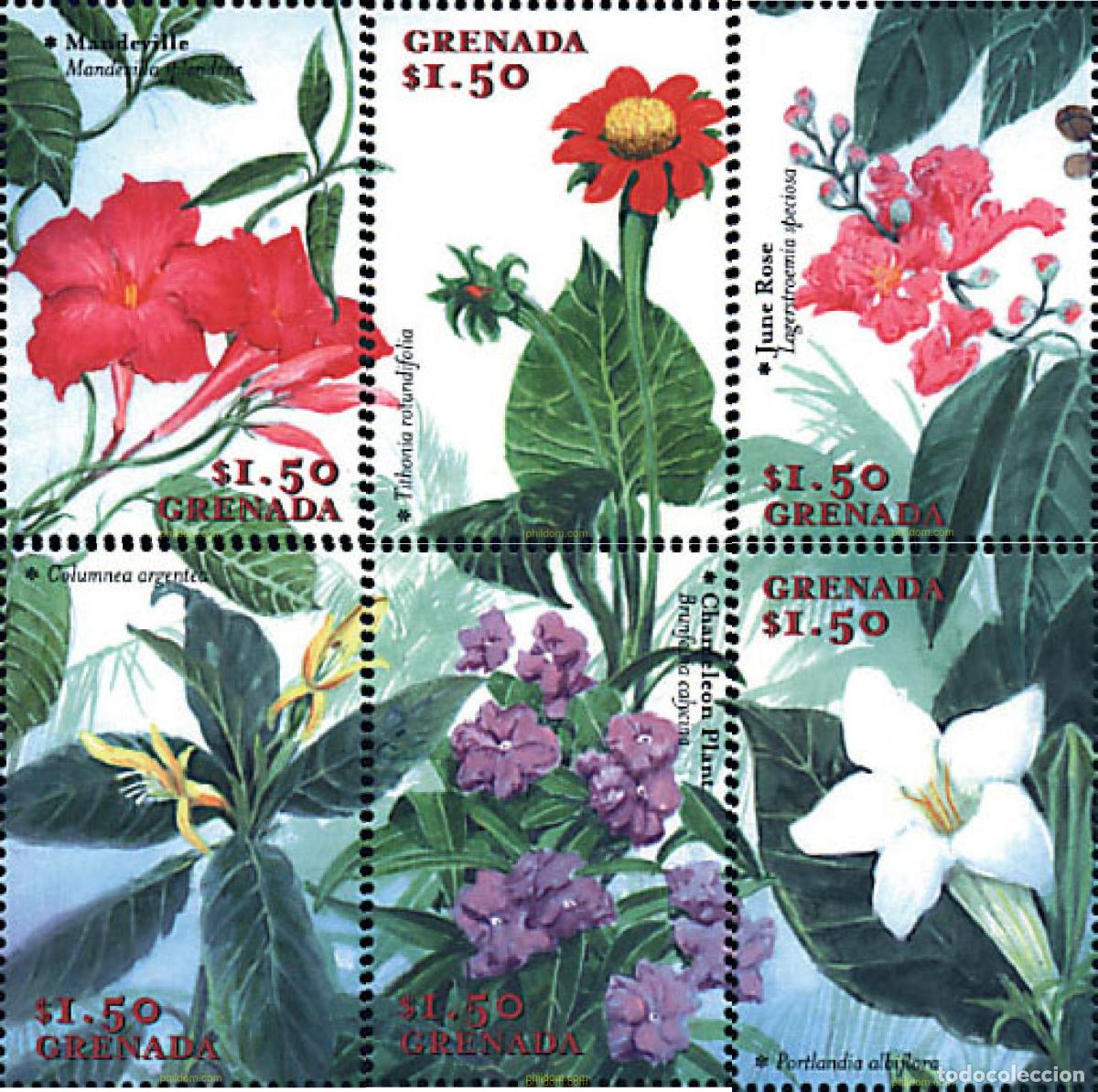 Sellos: 319614 MNH GRANADA 2000 FLORES DEL CARIBE