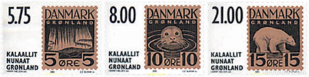 Sellos: 81175 MNH GROENLANDIA 2001 HAFNIA 01. EXPOSICION FILATELICA INTERNACIONAL
