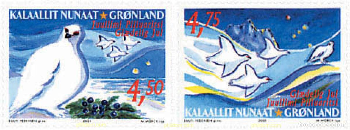 Sellos: 81174 MNH GROENLANDIA 2001 NAVIDAD