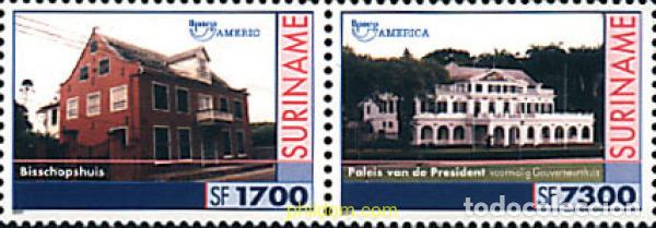 Sellos: 4666 MNH SURINAM 2001 AMERICA-UPAEP 2001 - PATRIMONIO DE LA HUMANIDAD
