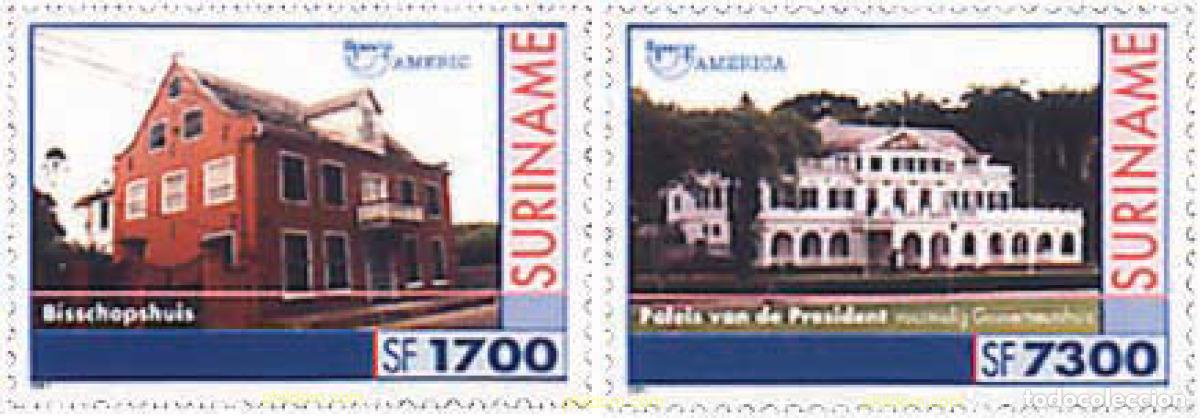 Sellos: 79955 MNH SURINAM 2001 AMERICA-UPAEP 2001 - PATRIMONIO DE LA HUMANIDAD
