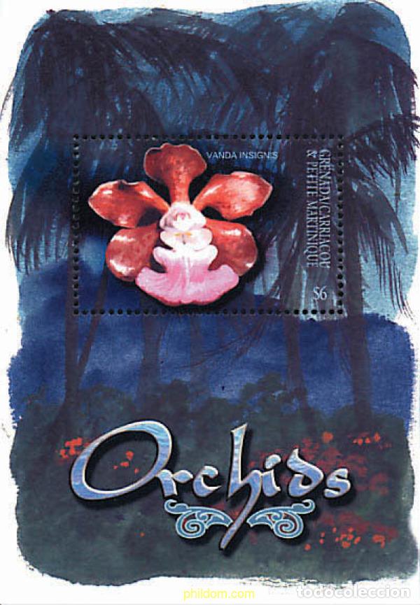 Sellos: 320341 MNH GRANADA GRANADINAS 2001 ORQUIDEAS