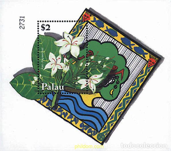 Sellos: 349888 MNH PALAU 2002 FLORES DE PALAU
