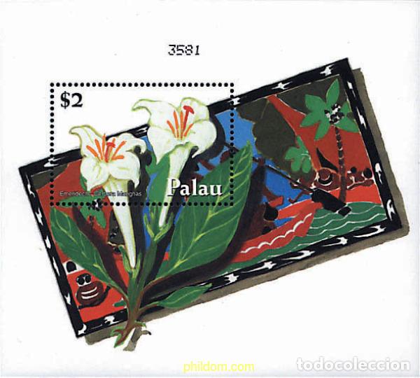 Sellos: 349891 MNH PALAU 2002 FLORES DE PALAU