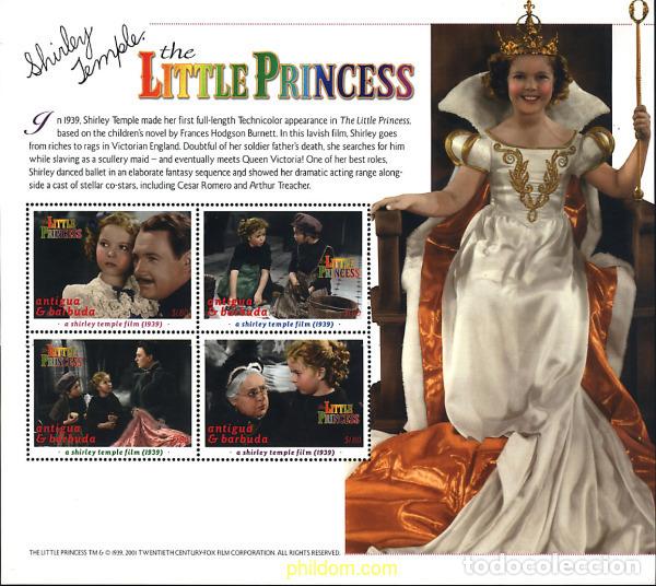Sellos: 280830 MNH ANTIGUA Y BARBUDA 2001 SHIRLEY TEMPLE