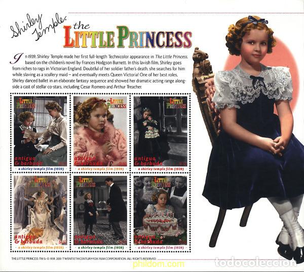 Sellos: 280829 MNH ANTIGUA Y BARBUDA 2001 SHIRLEY TEMPLE