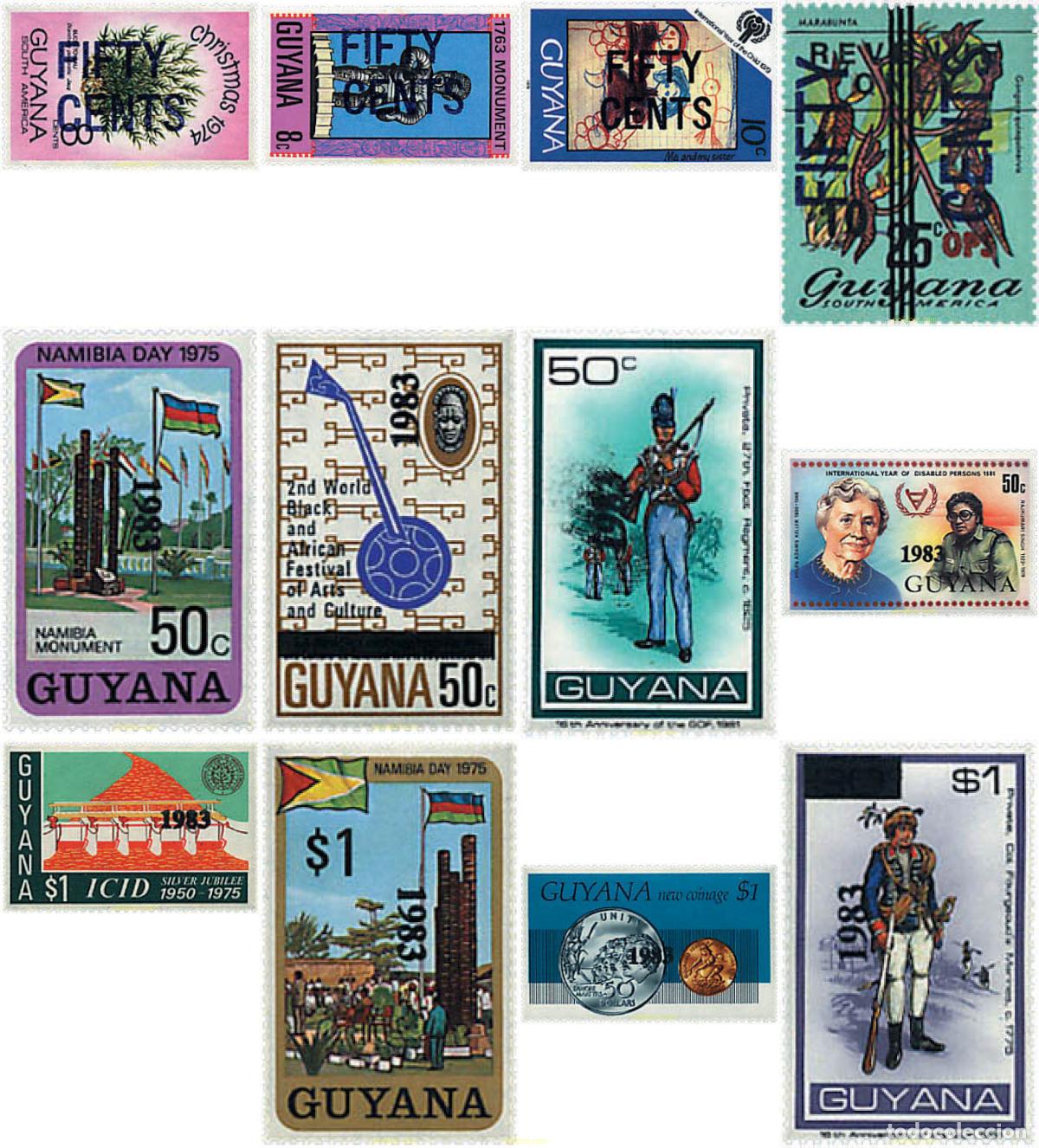 Sellos: 678444 MNH GUYANA 1983 MOTIVOS VARIOS