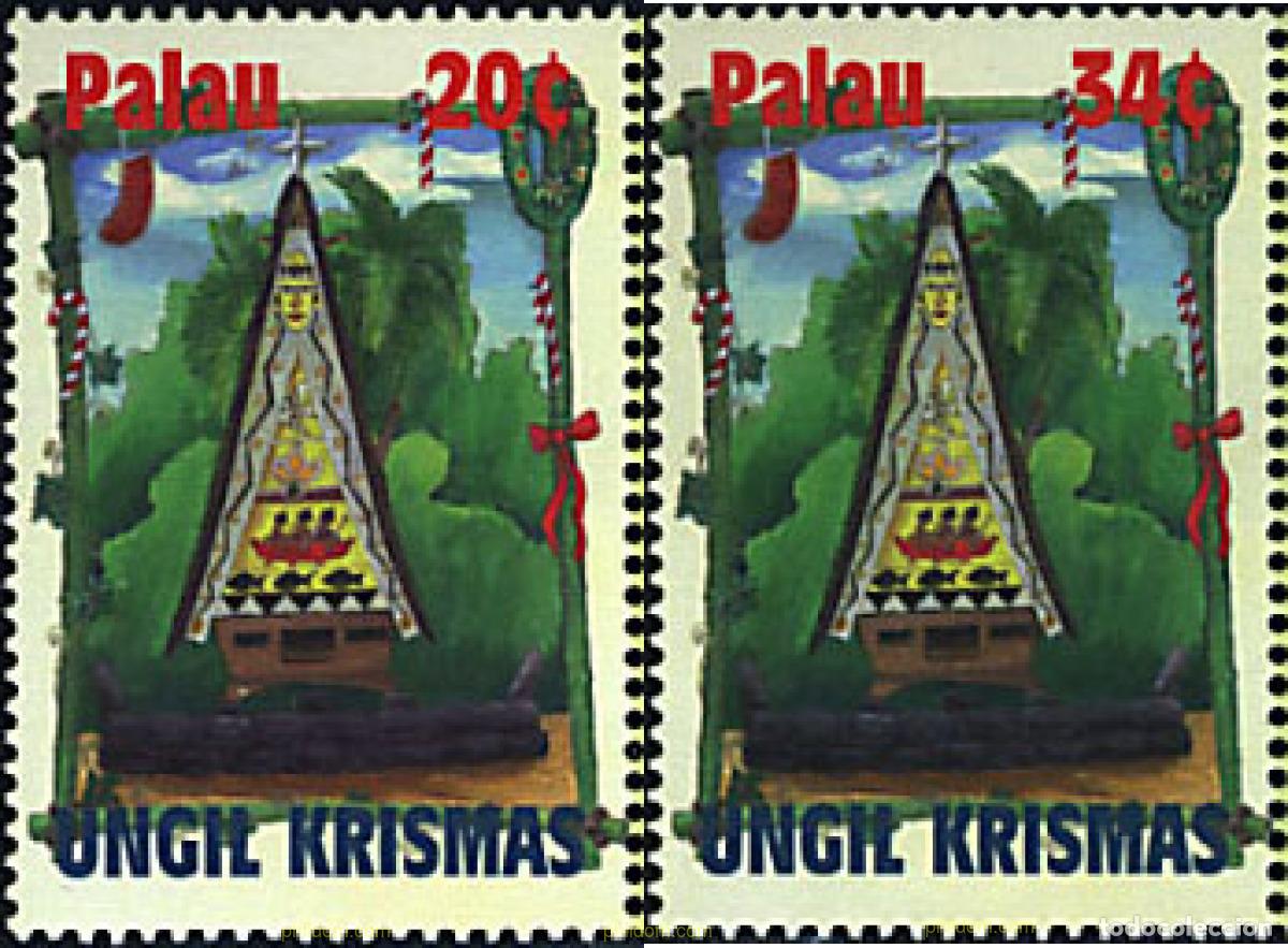 Sellos: 86196 MNH PALAU 2001 NAVIDAD
