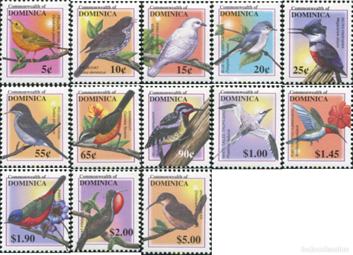 Sellos: 637219 MNH DOMINICA 2001 AVES