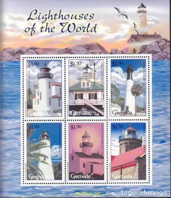 Sellos: 600936 MNH GRANADA 2001 FAROS DEL MUNDO