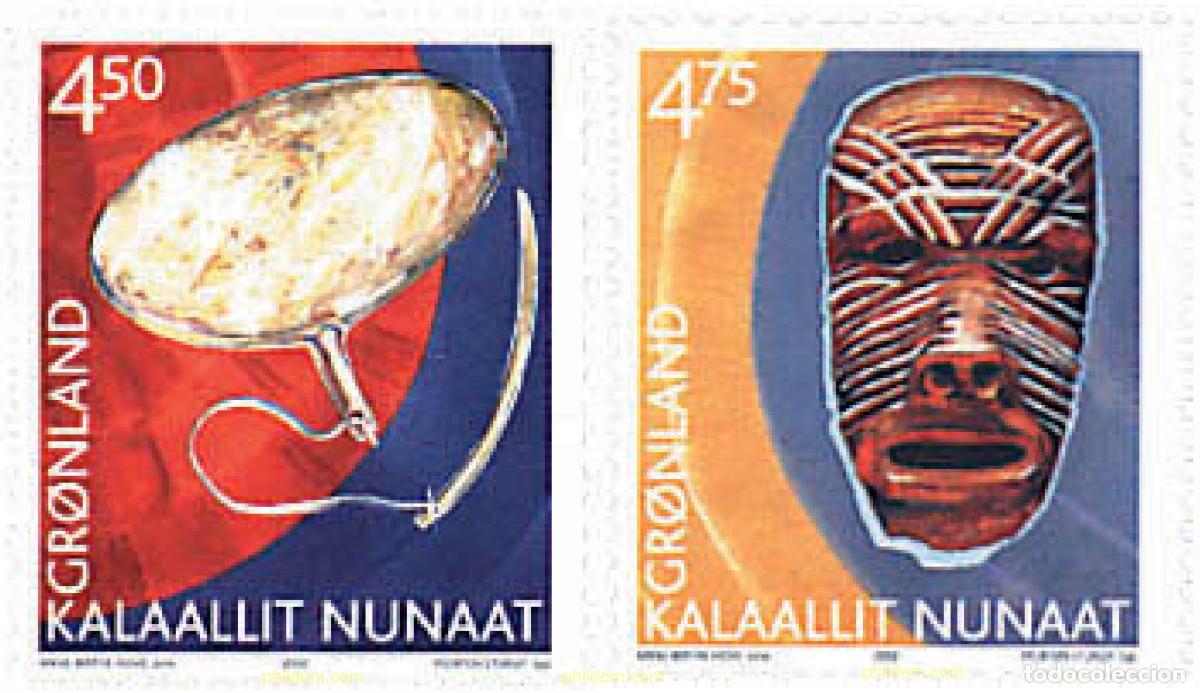 Sellos: 87008 MNH GROENLANDIA 2002 PATRIMONIO CULTURAL
