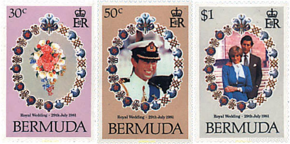 Sellos: 97716 MNH BERMUDAS 1981 BODA DEL PRINCIPE CARLOS Y LADY DIANA SPENCER
