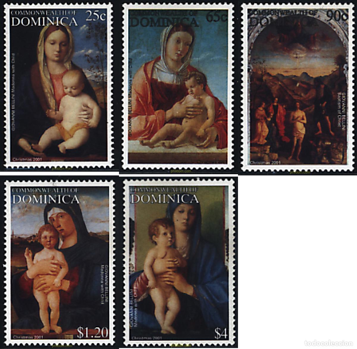 Sellos: 87123 MNH DOMINICA 2001 NAVIDAD