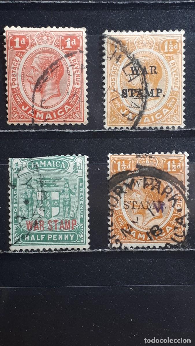Sellos: JAMAICA. A&Ntilde;O 1912-16. &deg;. YVERT 58, 69, 72A, 76A.