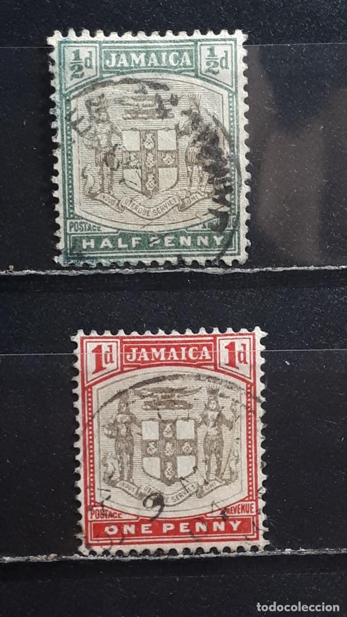 Sellos: JAMAICA. A&Ntilde;O 1905. &deg;. YVERT 37/8