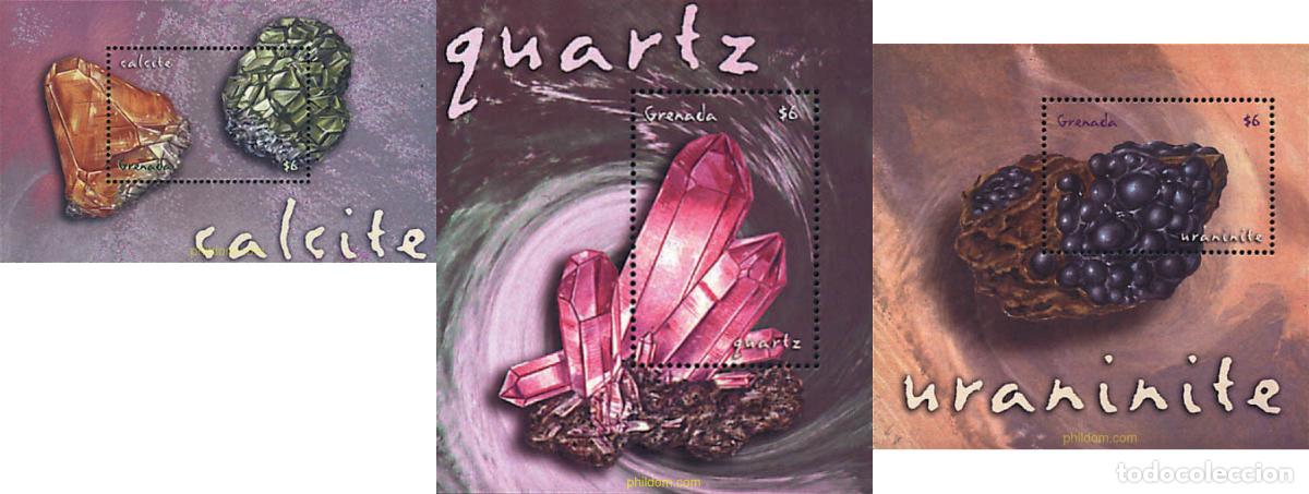 Sellos: 91617 MNH GRANADA 2001 MINERALES