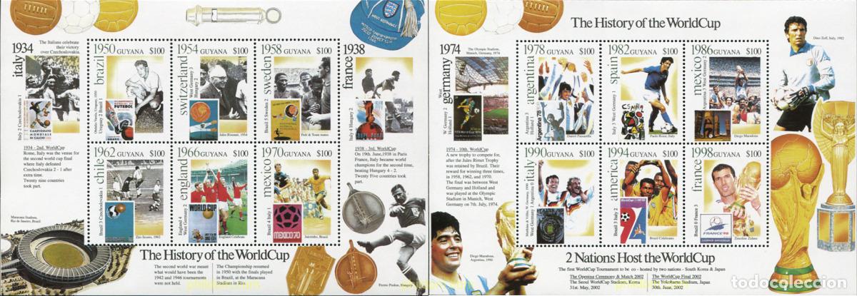 Sellos: 666627 MNH GUYANA 2002 COPA DEL MUNDO DE FUTBOL. COREA DEL SUR Y JAPON-02
