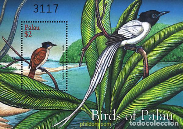 Sellos: 349876 MNH PALAU 2001 AVES DE PALAU