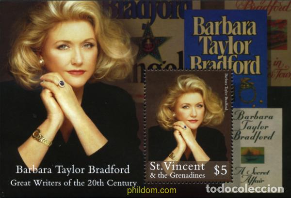Sellos: 87549 MNH SAN VICENTE 2000 HOMENAJE A BARBARA TAYLOR BRADFORD