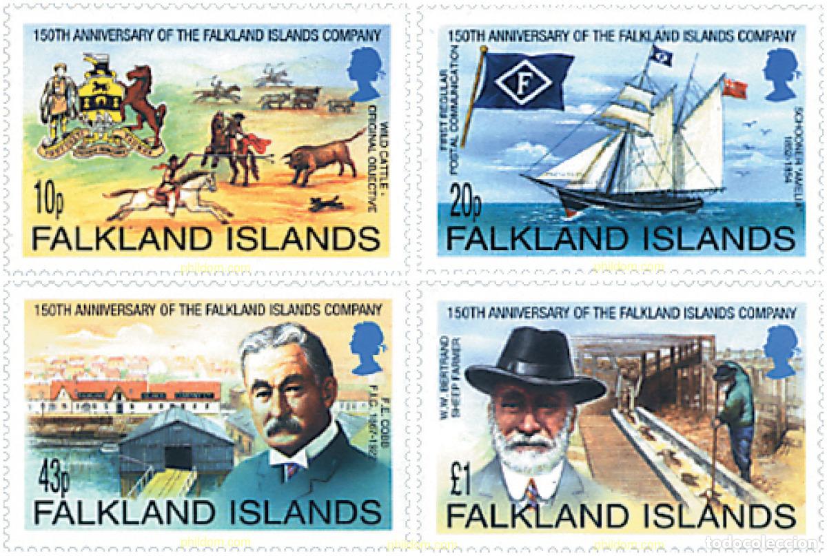 Sellos: 87793 MNH FALKLAND 2002 150 ANIVERSARIO DE LA FALKLAND ISLANDS COMPANY