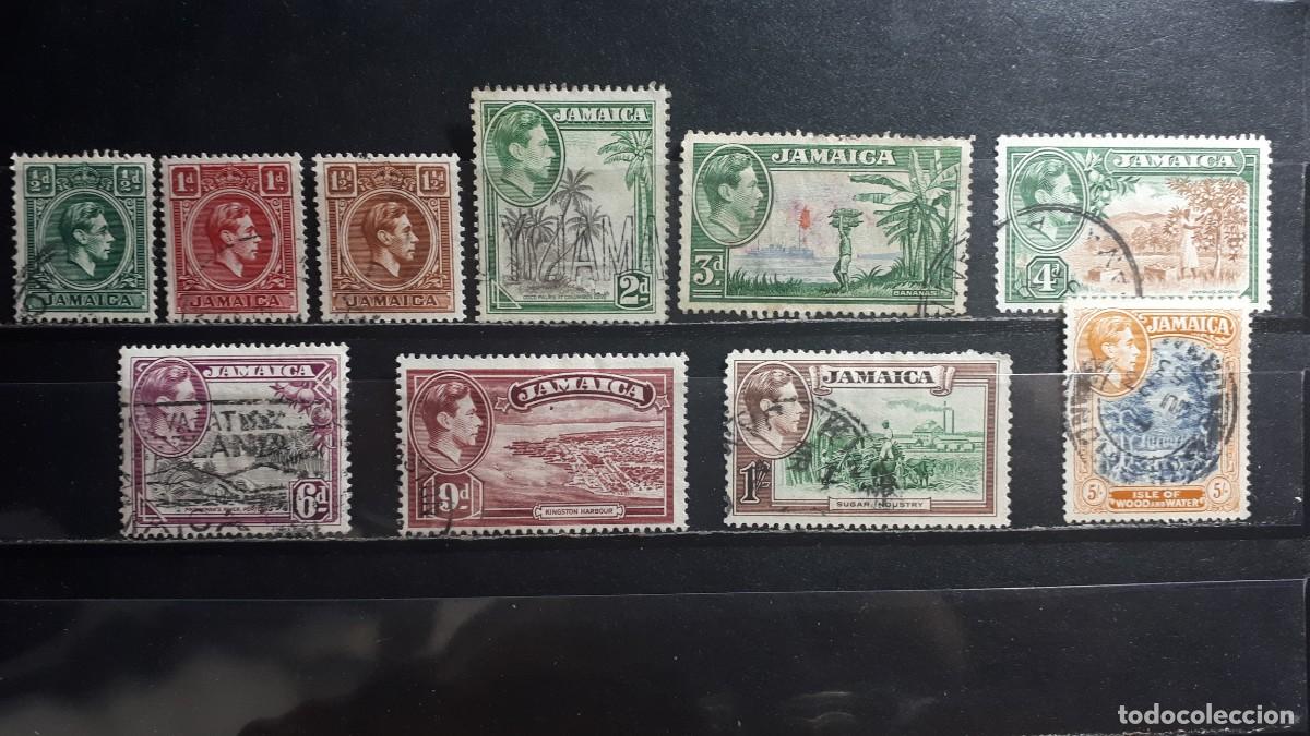 Sellos: JAMAICA. A&Ntilde;O 1938. &deg;. YVERT 123/6, 128/32, 134.