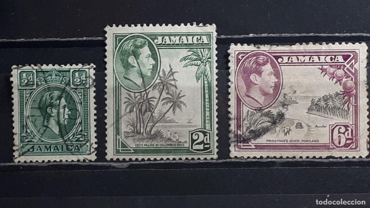 Sellos: JAMAICA. A&Ntilde;O 1938. &deg;. YVERT 123, 126, 130,