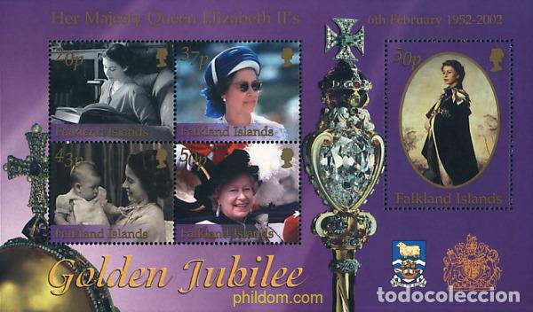 Sellos: 88064 MNH FALKLAND 2002 50 ANIVERSARIO DEL ACCESO AL TRONO DE ISABEL II