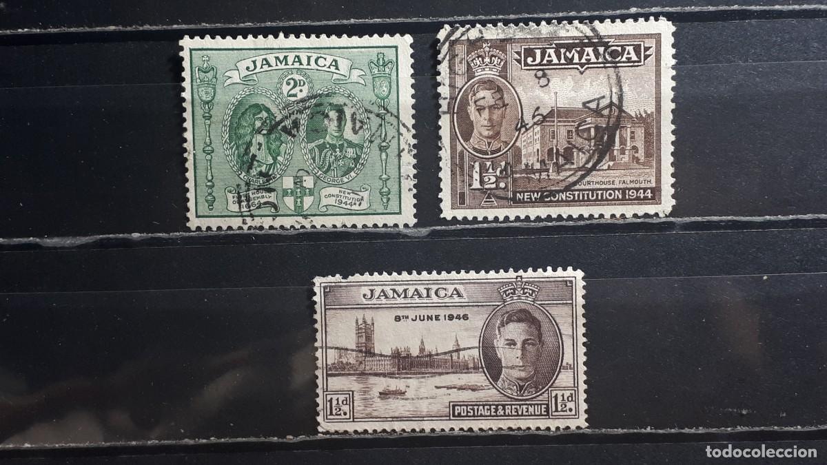 Sellos: JAMAICA. A&Ntilde;O 1945. &deg;. YVERT 136/7, 143