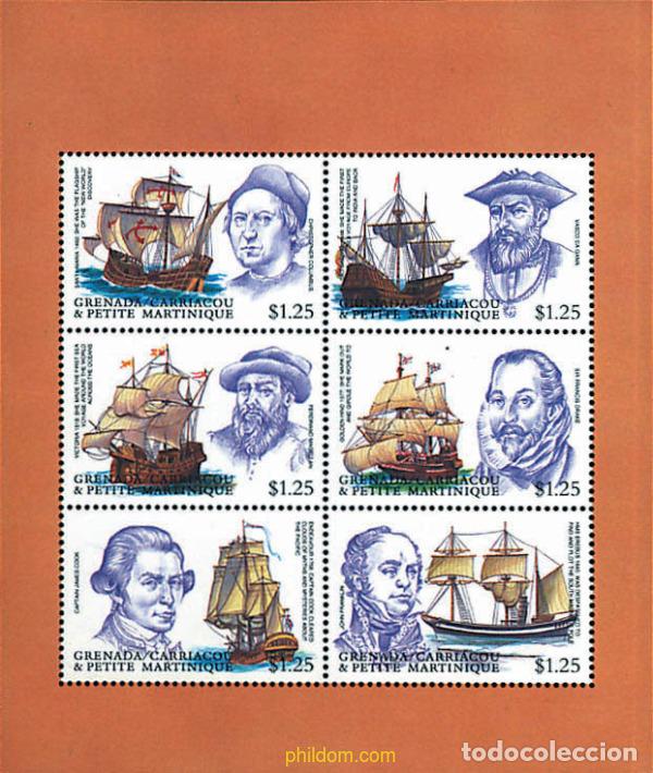 Sellos: 311566 MNH GRANADA GRANADINAS 2001 VELEROS