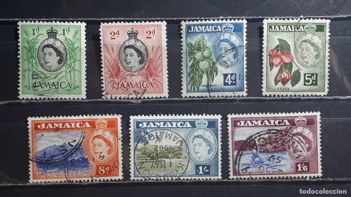 Sellos: JAMAICA. A&Ntilde;O 1956. &deg;. YVERT 167/8, 171/2, 174/6