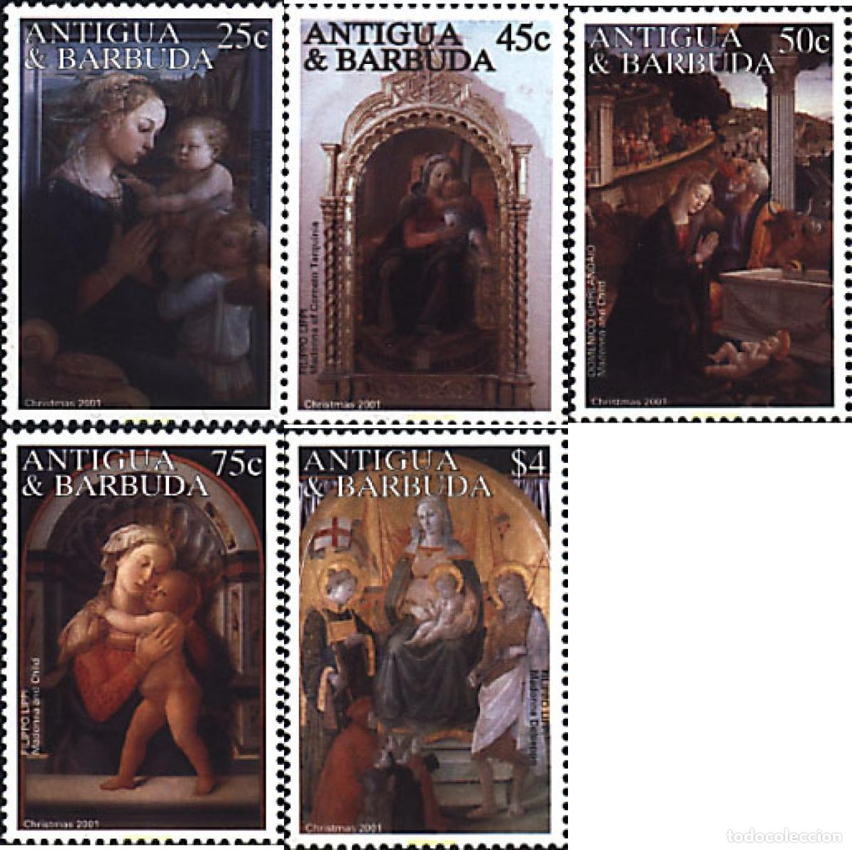 Briefmarken: 89776 MNH ANTIGUA Y BARBUDA 2001 NAVIDAD