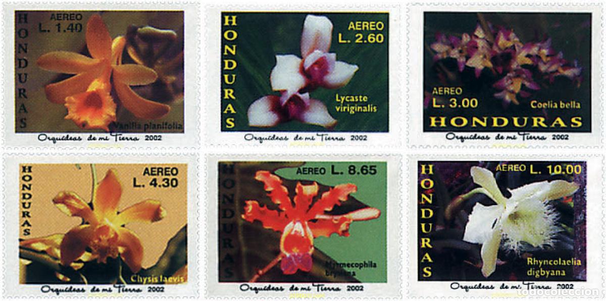 Stamps: 130296 MNH HONDURAS 2002 ORQUIDEAS DE MI TIERRA