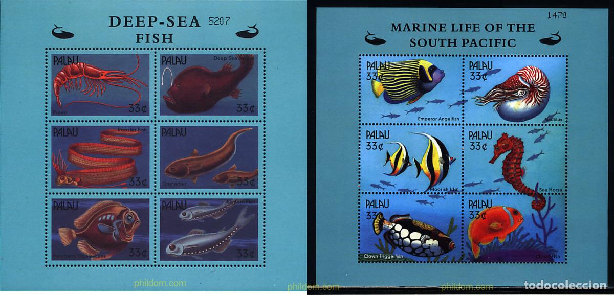 Stamps: 312812 MNH PALAU 2000 FAUNA MARINA