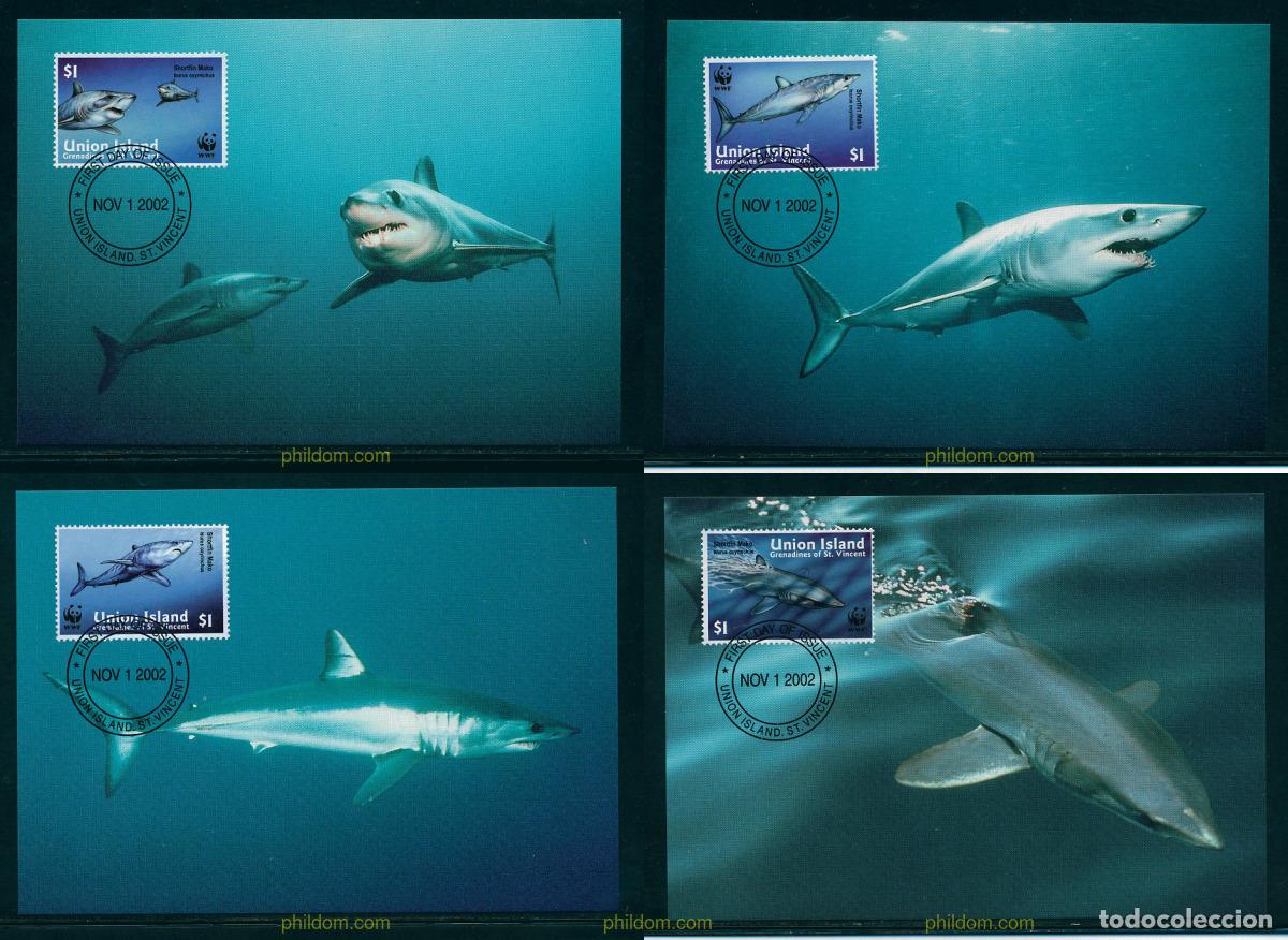 Sellos: 7273 MNH SAN VICENTE GRANADINAS. UNION ISLAND 2002 MARRAJO
