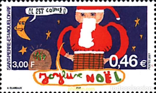 Sellos: 91703 MNH SAN PEDRO Y MIQUELON 2001 NAVIDAD