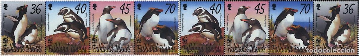 Sellos: 4446 MNH FALKLAND 2002 WWF. PINGUINOS