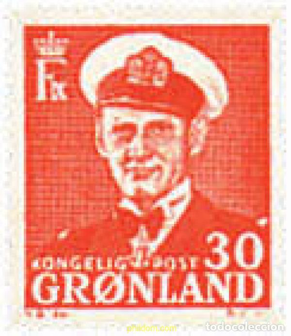 Briefmarken: 96799 MNH GROENLANDIA 1959 REY FREDERIK IX