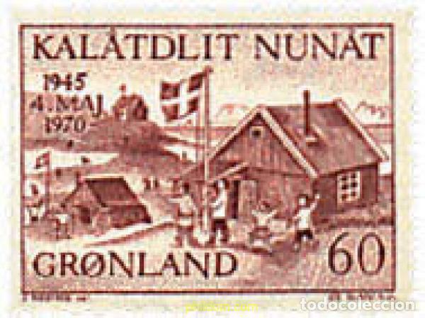 Briefmarken: 96854 MNH GROENLANDIA 1970 25 ANIVERSARIO DE LA LIBERACION