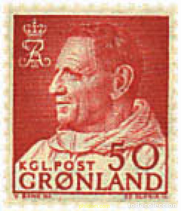 Briefmarken: 96836 MNH GROENLANDIA 1965 REY FREDERIK IX