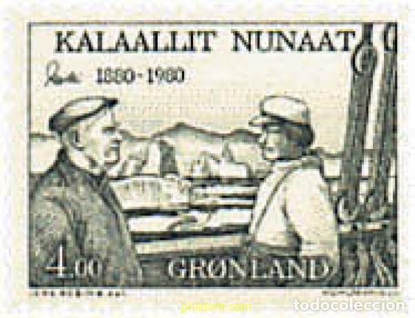 Briefmarken: 96883 MNH GROENLANDIA 1980 CENTENARIO DEL NACIMIENTO DE EJNAR MIKKELSEN