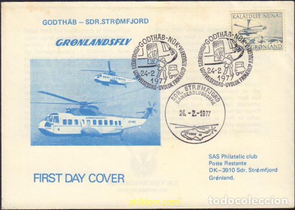 Briefmarken: 368053 MNH GROENLANDIA 1977 TRANSPORTES POSTALES