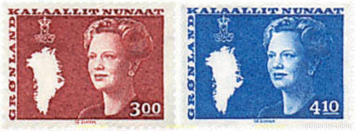 Sellos: 96955 MNH GROENLANDIA 1988 REINA MARGRETHE II