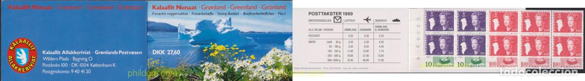 Sellos: 158097 MNH GROENLANDIA 1989 REINA MARGRETHE II