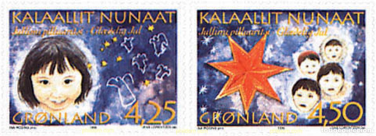 Sellos: 97070 MNH GROENLANDIA 1996 NAVIDAD