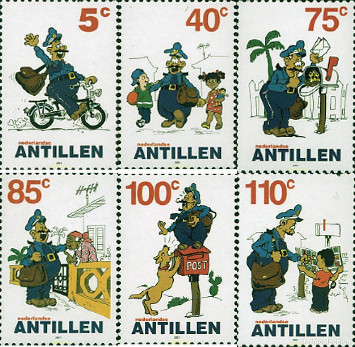 Sellos: 98042 MNH ANTILLAS HOLANDESAS 2001 EL CARTERO FEDJAI