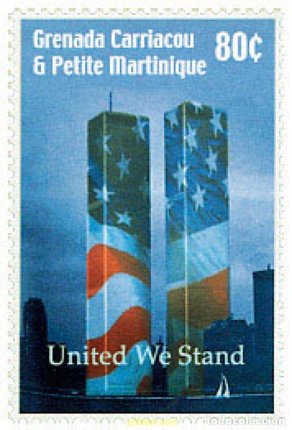 Sellos: 98116 MNH GRANADA GRANADINAS 2002 SOLIDARIDAD CON ESTADOS UNIDOS