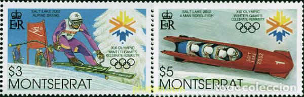 Sellos: 4508 MNH MONTSERRAT 2002 19 JUEGOS OLIMPICOS INVIERNO. SALT LAKE CITY 2002